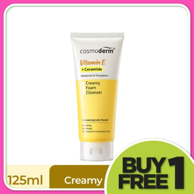COSMODERM Vitamin E Creamy Foam Cleanser 125ml