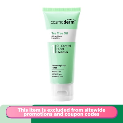 COSMODERM Tea Tree Oil Oil Control Facial Cleanser 50ml