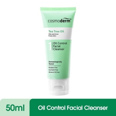 COSMODERM Tea Tree Oil Oil Control Facial Cleanser 50ml