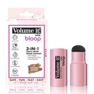 BLOOP Brow & Hair Cream Cushion Light Brown