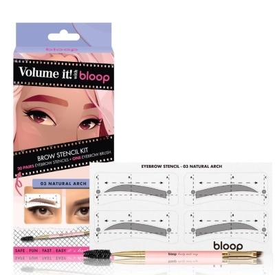 BLOOP Brow Brush & Stencils 03 Arch