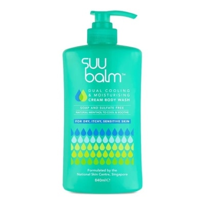 SUU BALM Dual Cooling & Moisturising Cream Body Wash 840ML