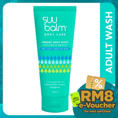 SUU BALM Dual Cooling & Moisturising Cream Body Wash 100ml