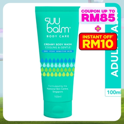 SUU BALM Dual Cooling & Moisturising Cream Body Wash 100ml