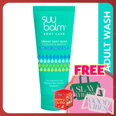 SUU BALM Dual Cooling & Moisturising Cream Body Wash 100ml