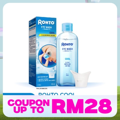 ROHTO Cool Eye Wash Distilled With Hazel 13% (v/v) 150ml