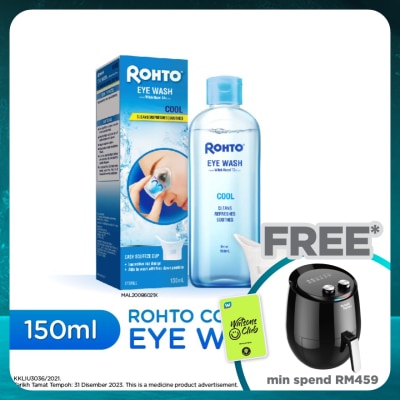 ROHTO Cool Eye Wash Distilled With Hazel 13% (v/v) 150ml