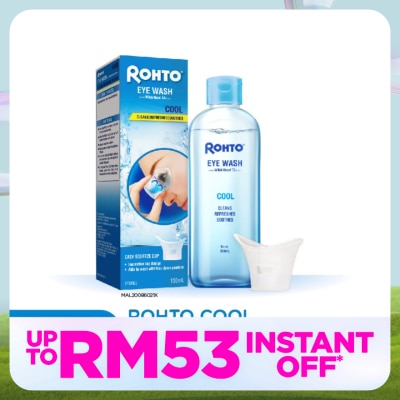 ROHTO Cool Eye Wash Distilled With Hazel 13% (v/v) 150ml