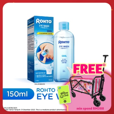 ROHTO Cool Eye Wash Distilled With Hazel 13% (v/v) 150ml