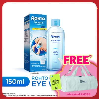 ROHTO Cool Eye Wash Distilled With Hazel 13% (v/v) 150ml