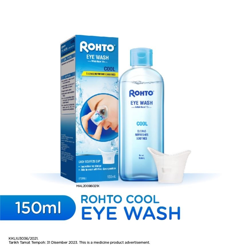 Cool Eye Wash Distilled With Hazel 13% (v/v) 150ml