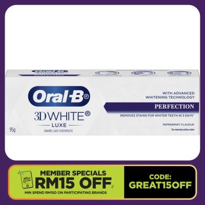 ORAL-B 3D White Luxe Perfection Toothpaste 95g