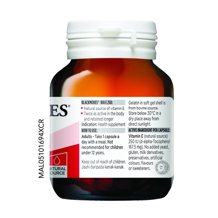 Bio E 250IU 60s