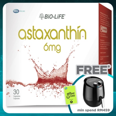 BIO-LIFE Astaxanthin 6mg 30s