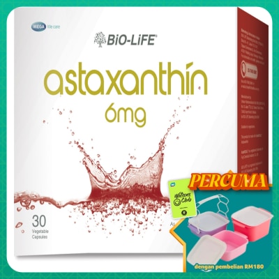 BIO-LIFE - Astaxanthin 6mg 30s