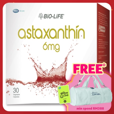 BIO-LIFE Astaxanthin 6mg 30s