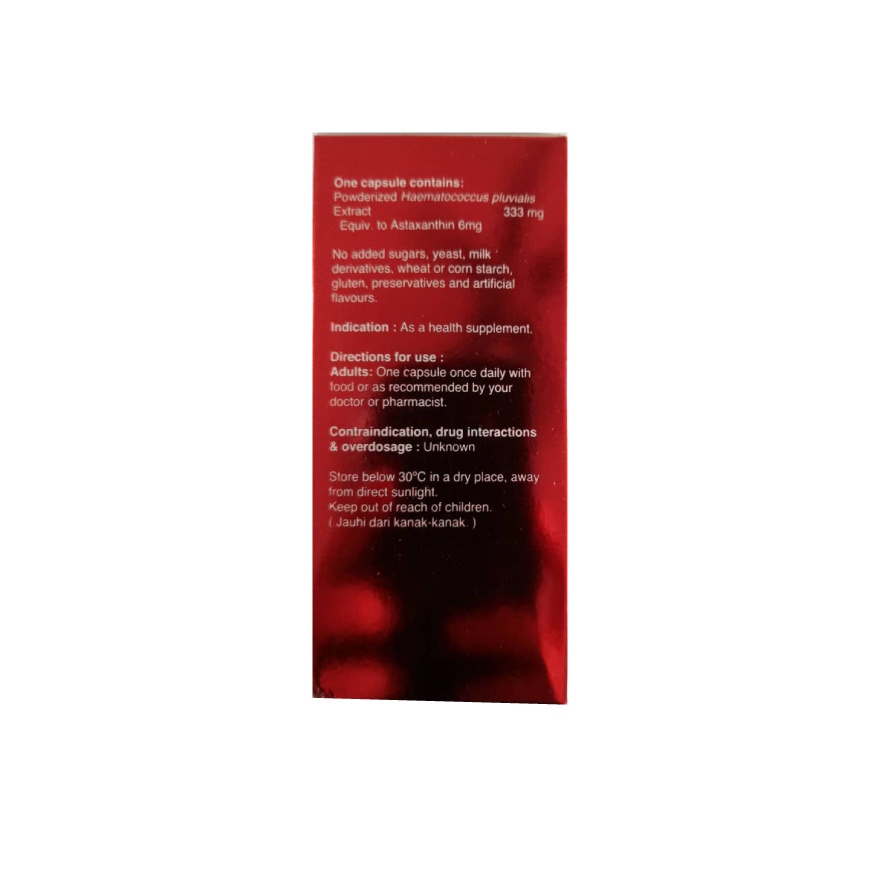 Astaxanthin 6mg 30s image