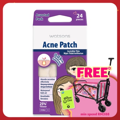 WATSONS Acne Patch 0.03cm thickness - Assorted 24s