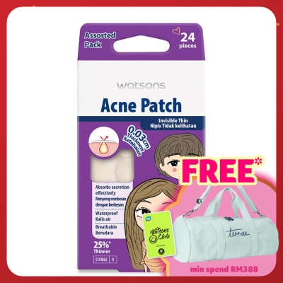 WATSONS Acne Patch 0.03cm thickness - Assorted 24s