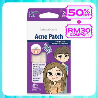 WATSONS Acne Patch 0.03cm thickness - Assorted 24s