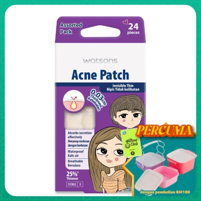 WATSONS - Acne Patch 0.03cm thickness - Assorted 24s