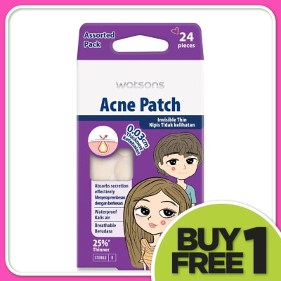 WATSONS Acne Patch 0.03cm thickness - Assorted 24s