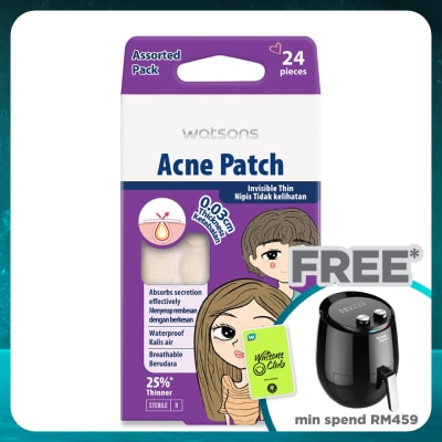 WATSONS Acne Patch 0.03cm thickness - Assorted 24s