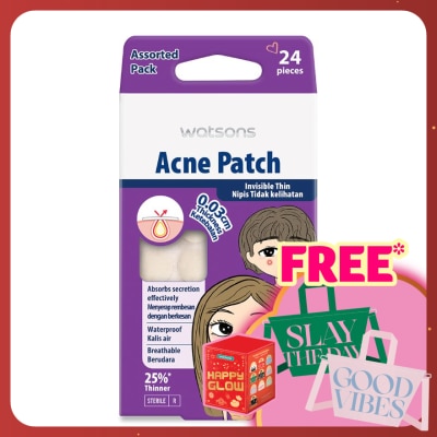 WATSONS Acne Patch 0.03cm thickness - Assorted 24s