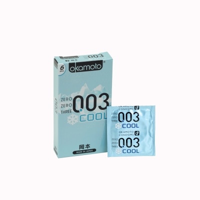 OKAMOTO 0.03 Cool And Minty Condom 6's