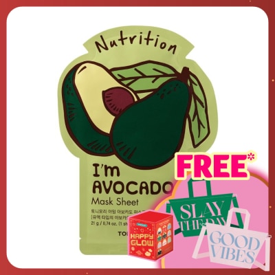 TONYMOLY I'm Avocado Mask Sheet Nutrition 1s