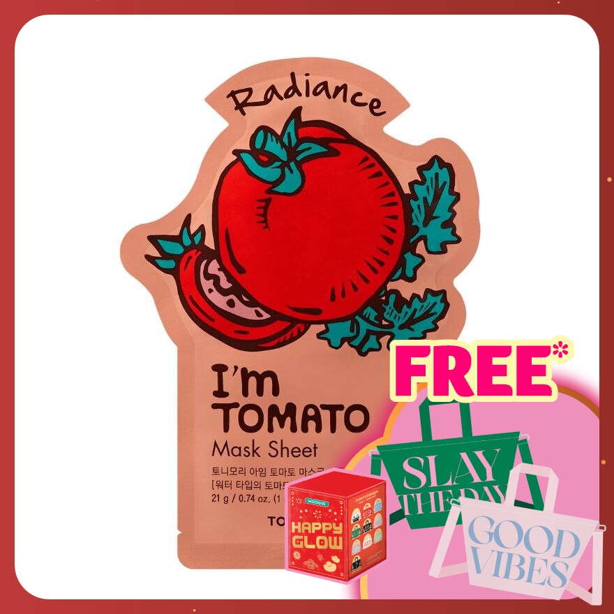 I'm Tomato Mask Sheet Radiance 1s