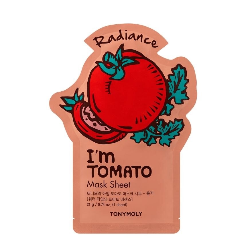 I'm Tomato Mask Sheet Radiance 1s