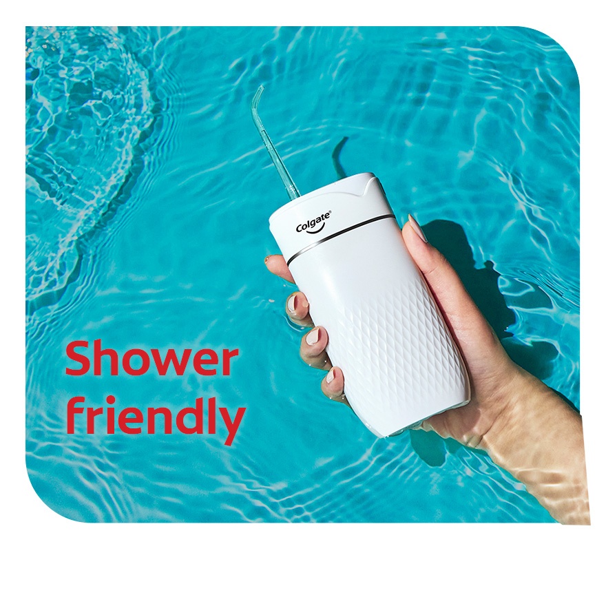 Colgate Blast Water Flosser Rechargeable White 1s image
