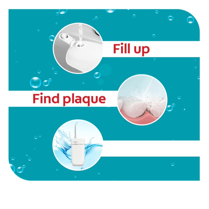 Colgate Blast Water Flosser Rechargeable White 1s image