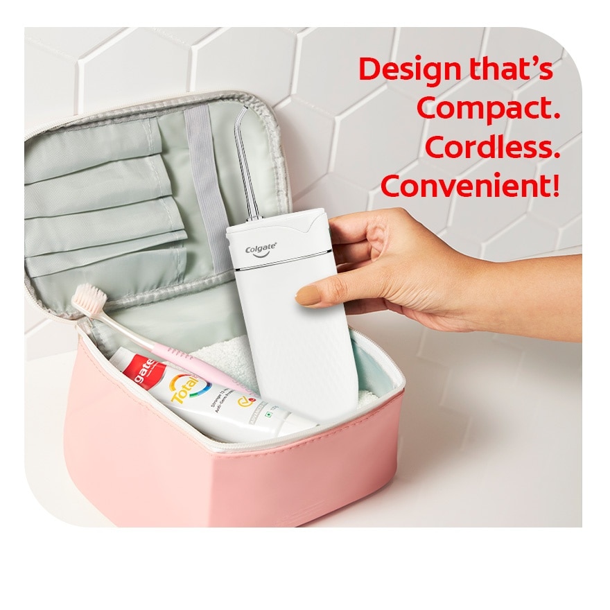 Colgate Blast Water Flosser Rechargeable White 1s