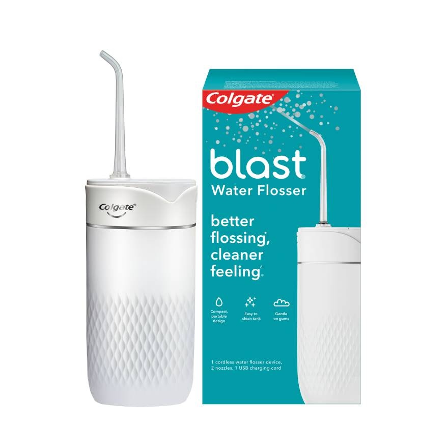 Colgate Blast Water Flosser Rechargeable White 1s image