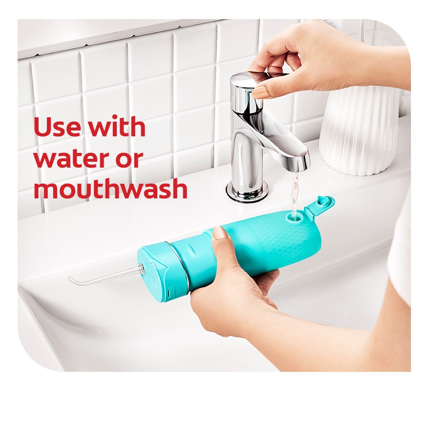 Colgate Blast Water Flosser Rechargeable Teal Green 1s image