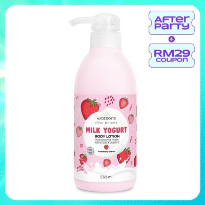 WATSONS Milk Yogurt Body Lotion Strawberry 530ML