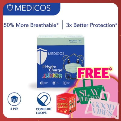 MEDICOS 4ply Hydrocharge Junior Minty Green 50's