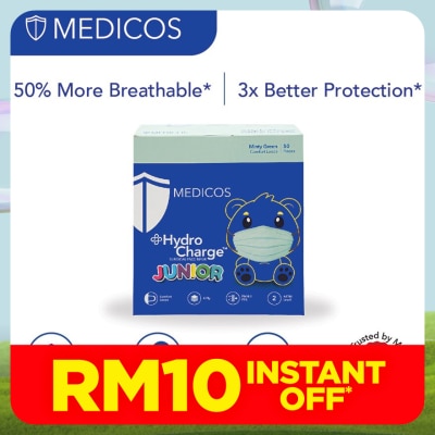 MEDICOS 4ply Hydrocharge Junior Minty Green 50's