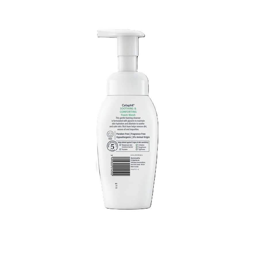 Soothing Foam Wash Cleanser 200ml