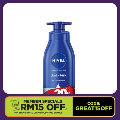 NIVEA Intensive Moisture Body Milk 380ml Twin Pack