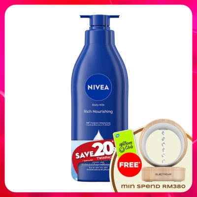 NIVEA - Rich Nourishing Body Milk 350ml Twin Pack