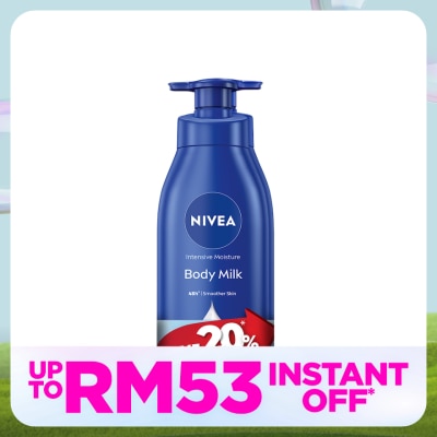 NIVEA Intensive Moisture Body Milk 380ml Twin Pack