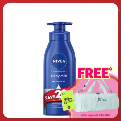 NIVEA Intensive Moisture Body Milk 380ml Twin Pack