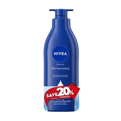 NIVEA - Rich Nourishing Body Milk 350ml Twin Pack