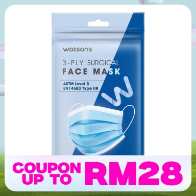 WATSONS Surgical 3Ply Face Mask Adult 10s