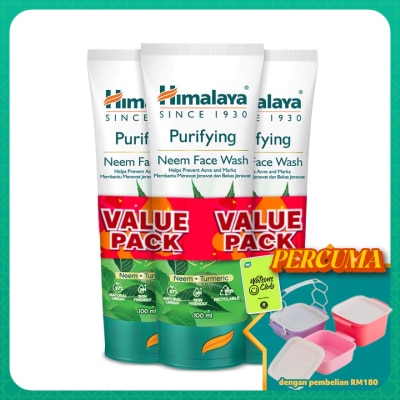 HIMALAYA - Purifying Neem Face Wash 3x100ml