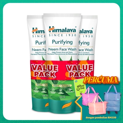 HIMALAYA Purifying Neem Face Wash 3x100ml