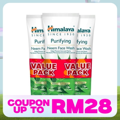 HIMALAYA Purifying Neem Face Wash 3x100ml